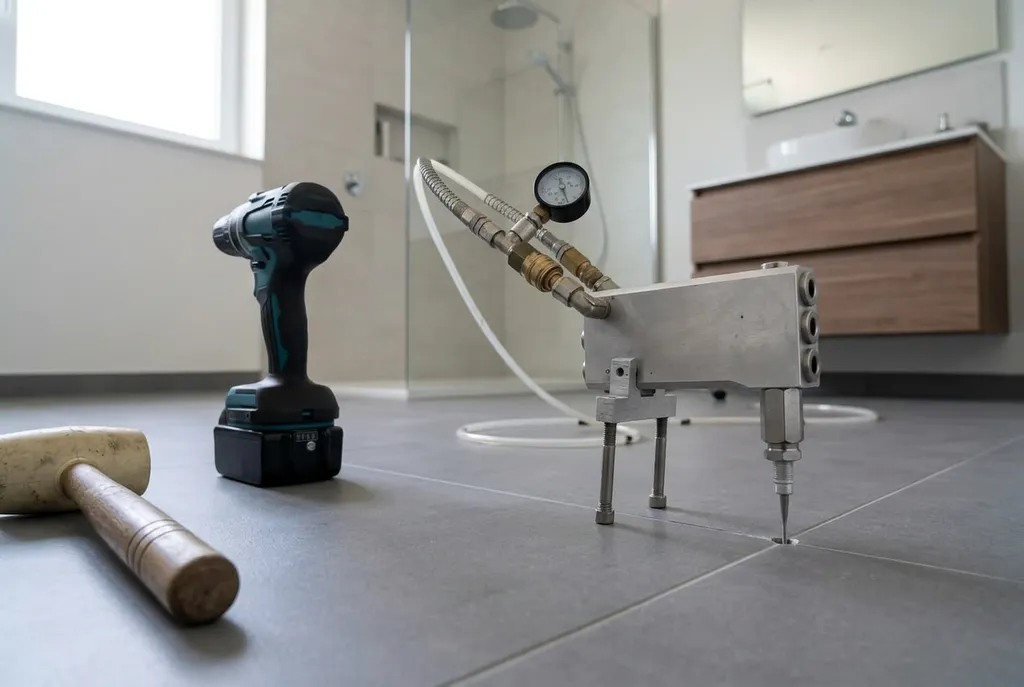 Kitbedrijf Ter Aar – holle tegels injecteren